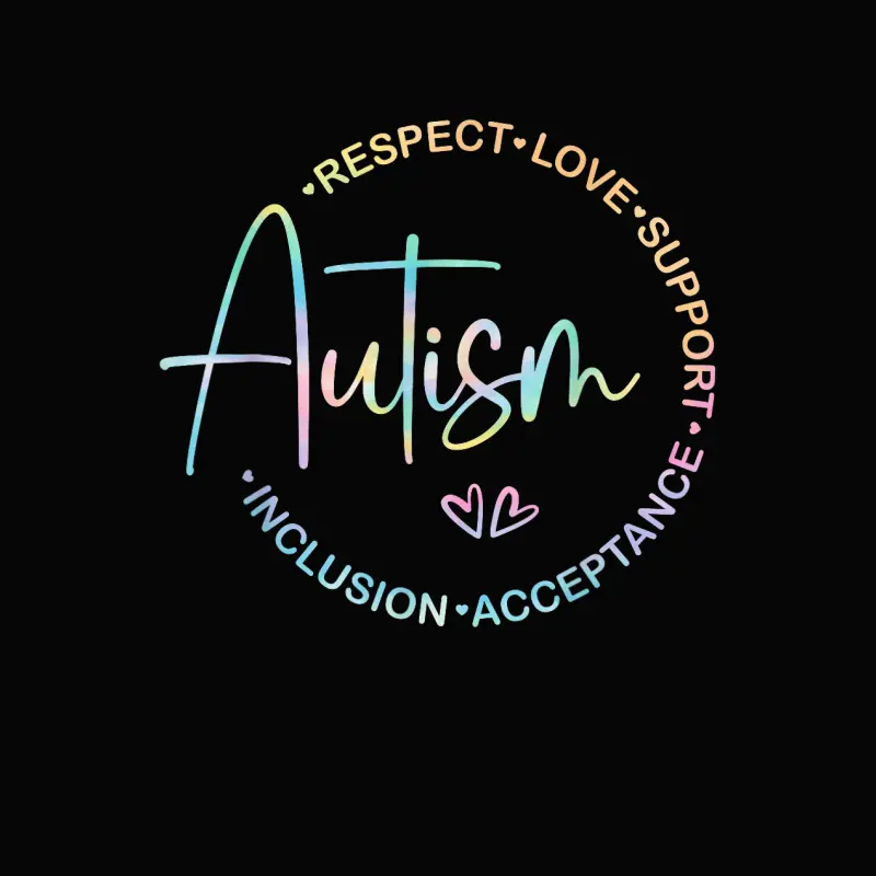 Respect Love Support Autism Awareness Month Women Men Toddler Staple T-Shirt