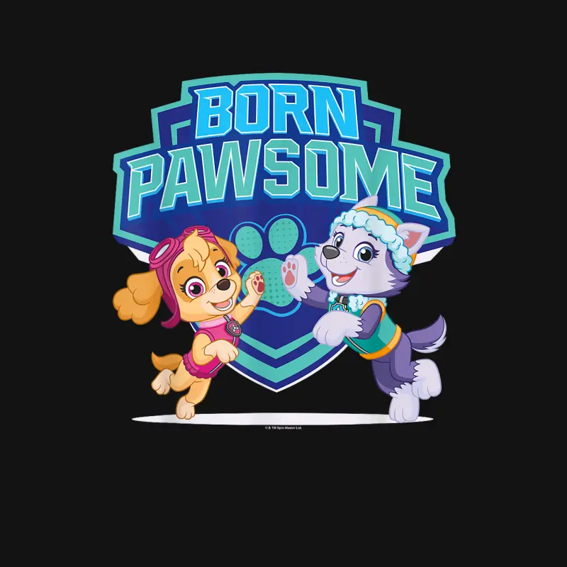 Paw Patrol Born Pawsome Skye & Everest Unisex Long Sleeve T-Shirt