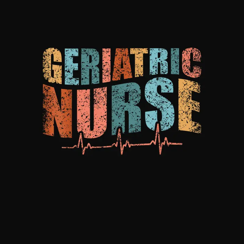 Geriatric Nurse Nurses Nursing Gertiatry Geriatric Nurse Unisex Staple T-Shirt