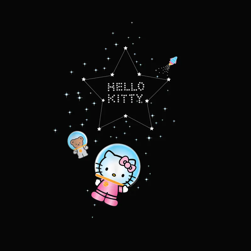 Hello Kitty Constellation Stars Astronaut Toddler Staple T-Shirt