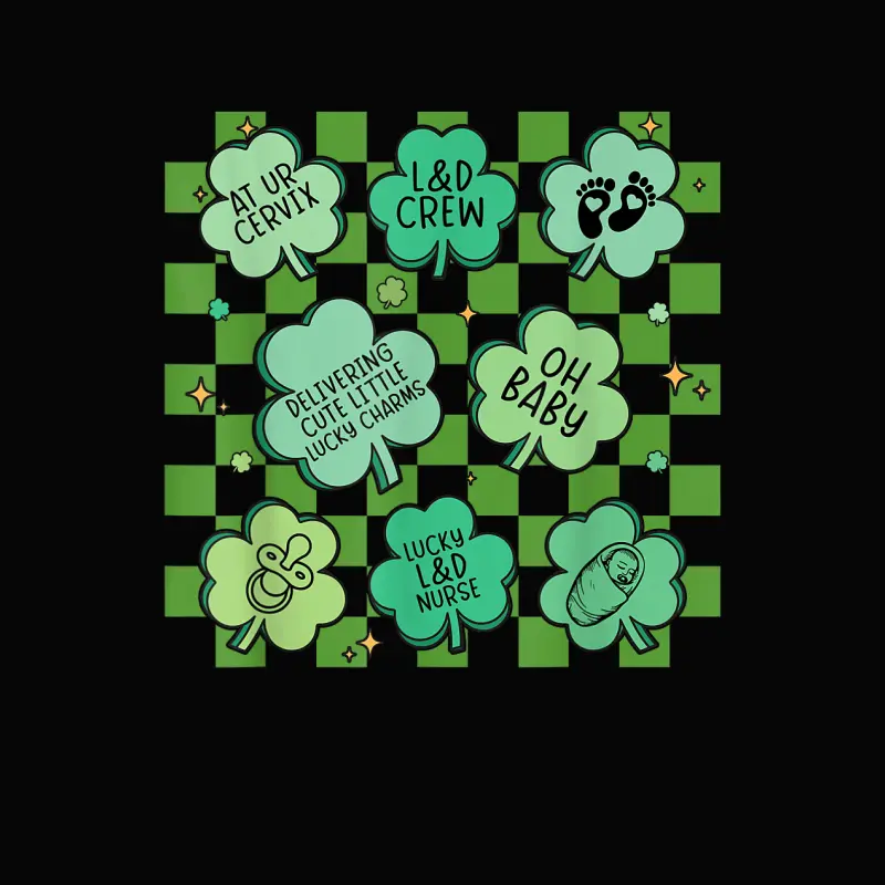 St Patricks Labor And Delivery Nurse L&D Saint Patrick’s Day Toddler Staple T-Shirt