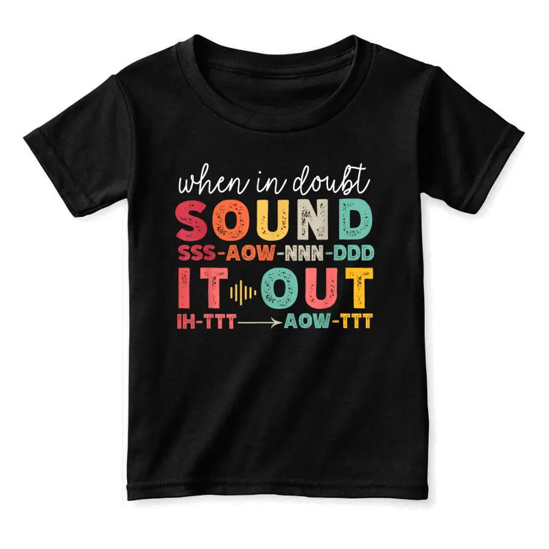 Phonemic Awareness Phonics Teacher Retro Science Of Reading Toddler Staple T-Shirt