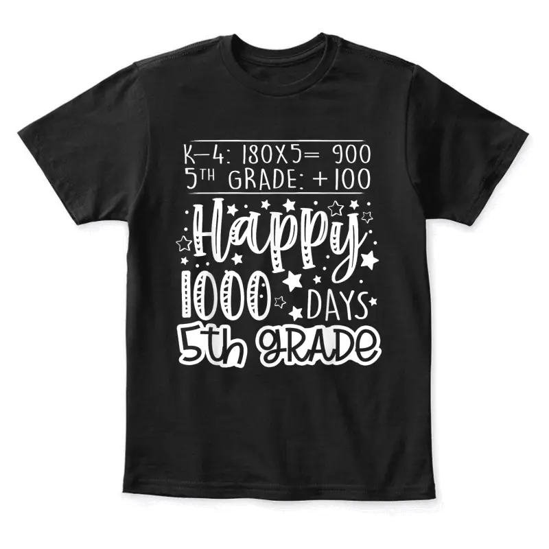 1000 Days Smarter Fifth Grade Teacher 100Th Day Of School Youth Staple T-Shirt