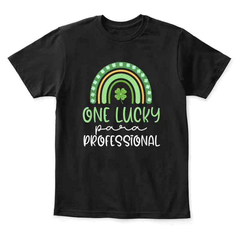 One Lucky Paraprofessional Funny St Patrick's Day Para Youth Staple T-Shirt