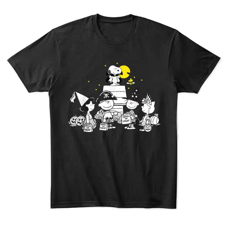 Peanuts Halloween Group Unisex Staple T-Shirt