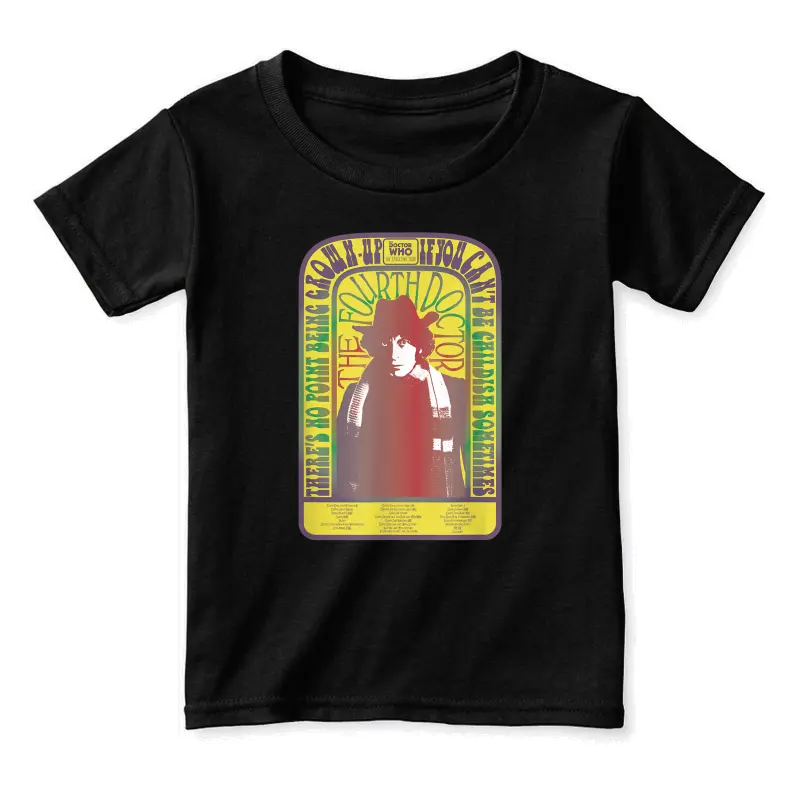 Spacetime-Tour 4Th Doctor Baker Retro Time Travel Toddler Staple T-Shirt
