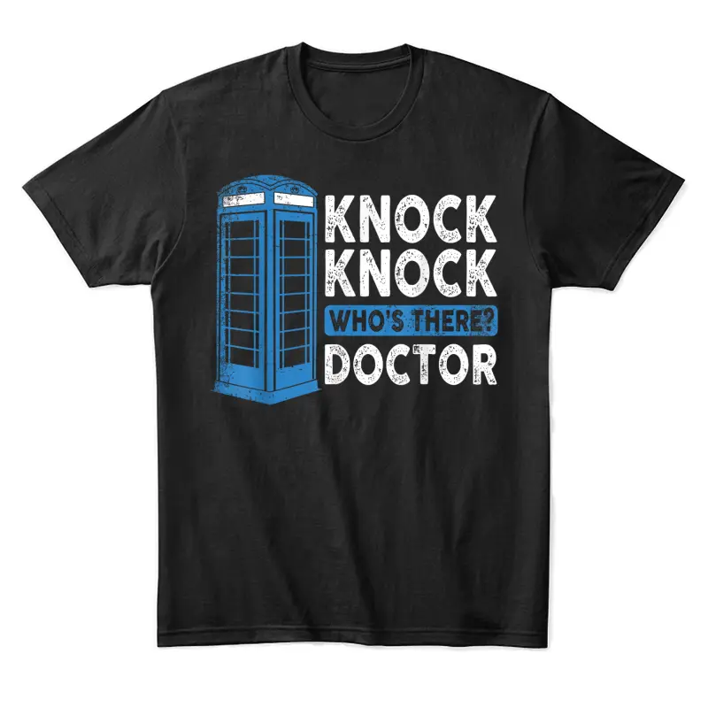 Who's There Unisex Staple T-Shirt