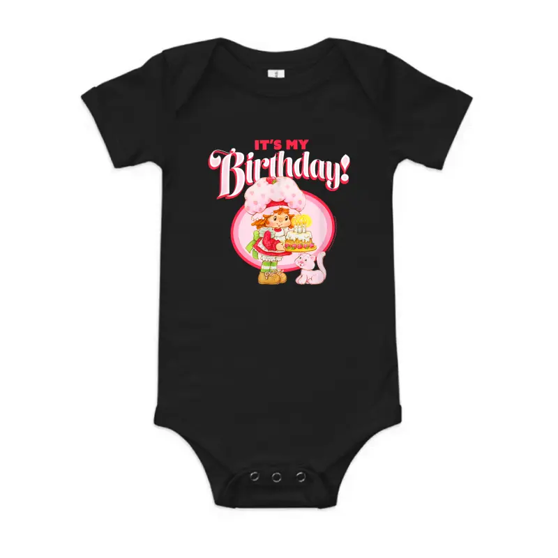 Strawberry Shortcake It's My Birthday Vintage Sweetie Baby Onesie
