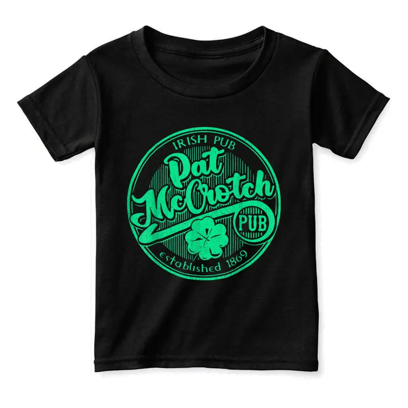Pat Mccrotch Irish Pub Funny St Patrick's Day Dirty Adult Toddler Staple T-Shirt