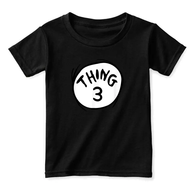 Dr. Seuss Thing 3 Emblem Toddler Staple T-Shirt
