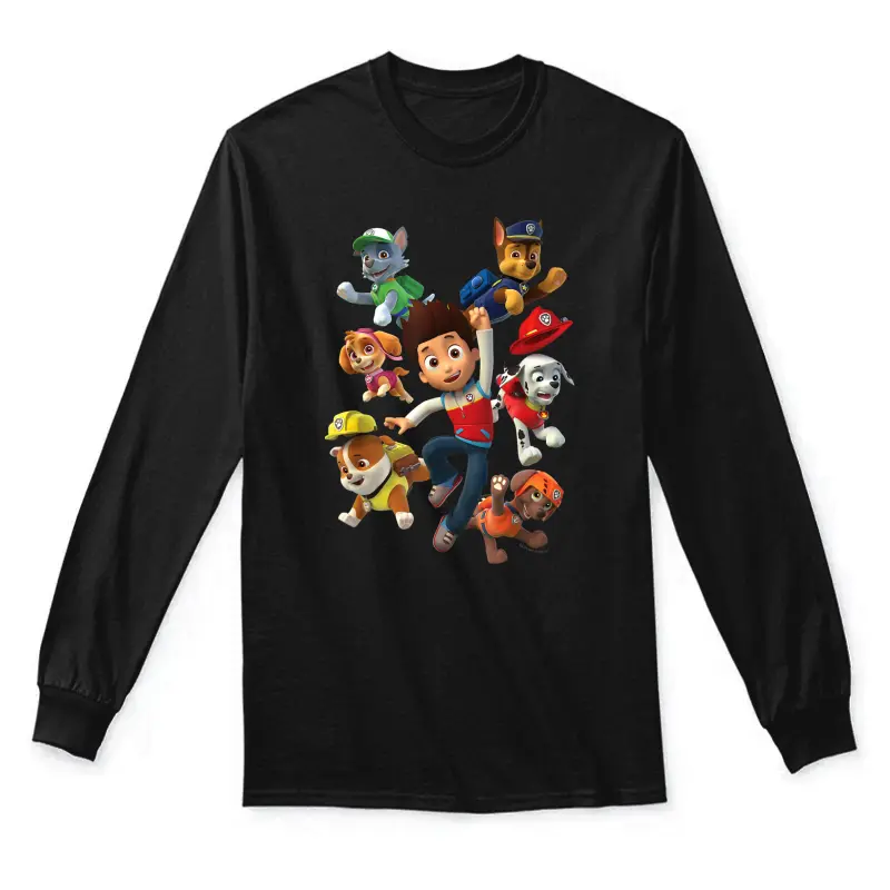Paw Patrol Ryder’s Pups Unisex Long Sleeve T-Shirt