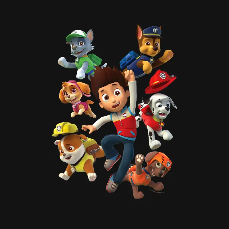 Paw Patrol Ryder’s Pups Unisex Long Sleeve T-Shirt