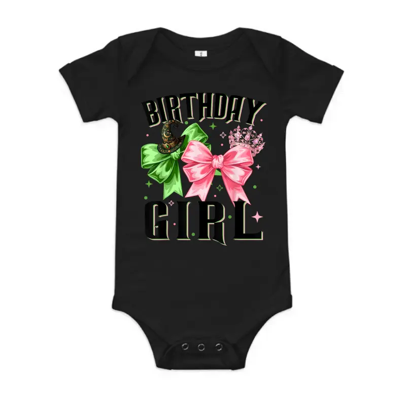 Shirt Girl Birthday Outfit Decoration Baby Onesie