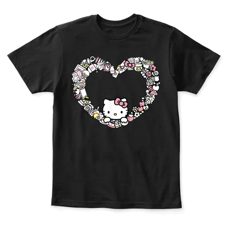 Hello Kitty Heart Favorite Things Short Sleeve Youth Staple T-Shirt