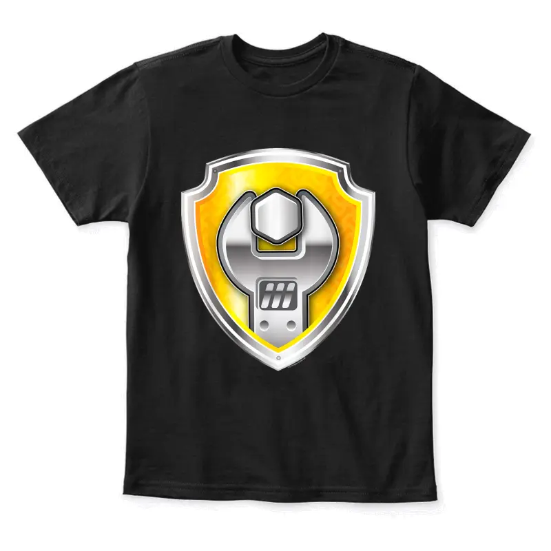 Paw Patrol Rubble Badge Youth Staple T-Shirt