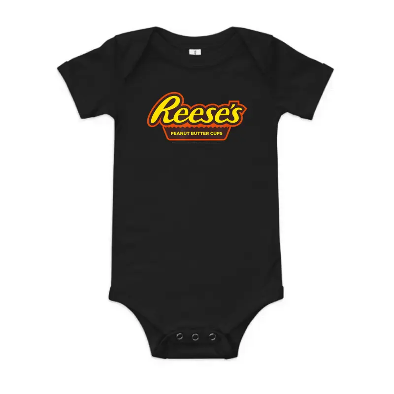 Reese's Peanut Butter Cups Iconic Classic Logo Baby Onesie
