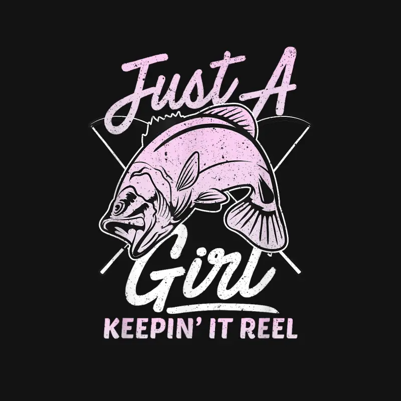 Cute Fishing Funny Keeping It Reel Womens Purple Pink Unisex Long Sleeve T-Shirt