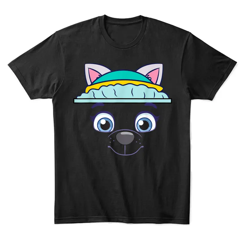 Paw Patrol Everest Character Face Unisex Staple T-Shirt