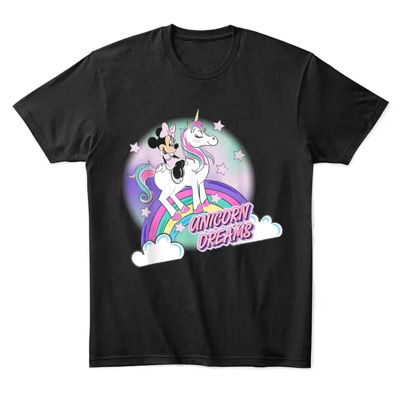 Disney Minnie Mouse Unicorn Dreams Unisex Staple T-Shirt