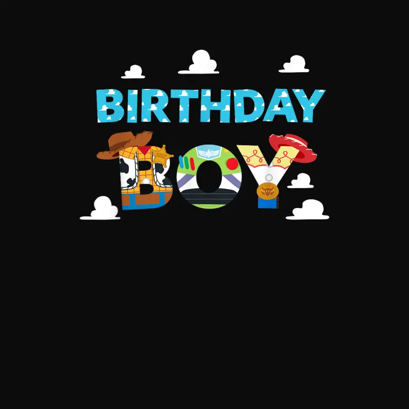 Disney And Pixar’s Toy Story Clouds Birthday Boy Unisex Staple T-Shirt