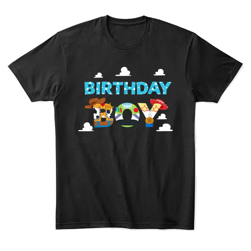Disney And Pixar’s Toy Story Clouds Birthday Boy Unisex Staple T-Shirt