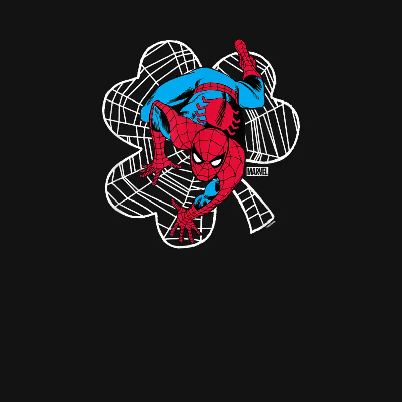 Spider-Man - Web Shamrock St. Patrick's Day Unisex Long Sleeve T-Shirt