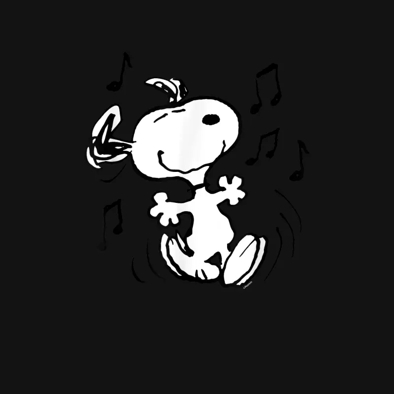 Peanuts - Snoopy Dancing Youth Staple T-Shirt