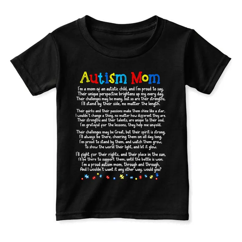 Autism Shirt Be Kind Autism Awareness Shirt For Autism Mom Toddler Staple T-Shirt