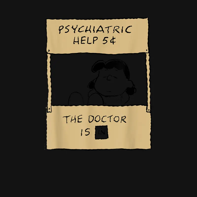 Peanuts - Lucy Doctor Is In Unisex Long Sleeve T-Shirt