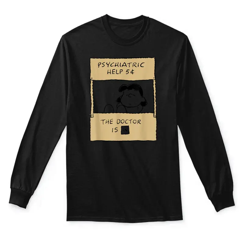 Peanuts - Lucy Doctor Is In Unisex Long Sleeve T-Shirt