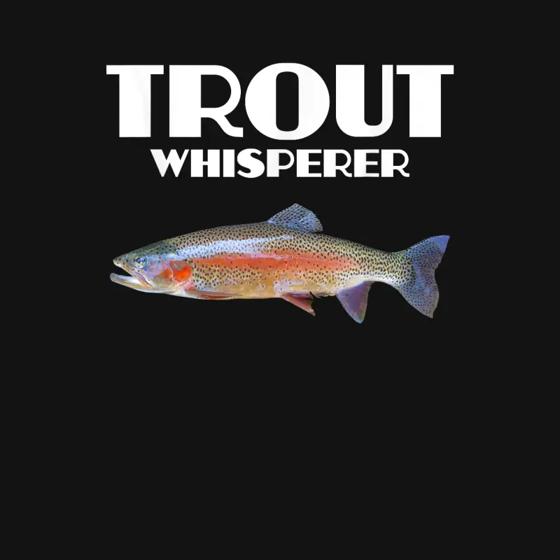 Trout Fishing Shirt - Steelhead Rainbow Trout Whisperer Gift Youth Staple T-Shirt