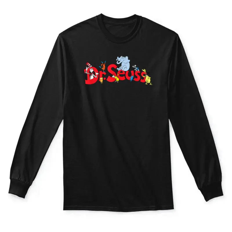Dr. Seuss Family Characters Unisex Long Sleeve T-Shirt