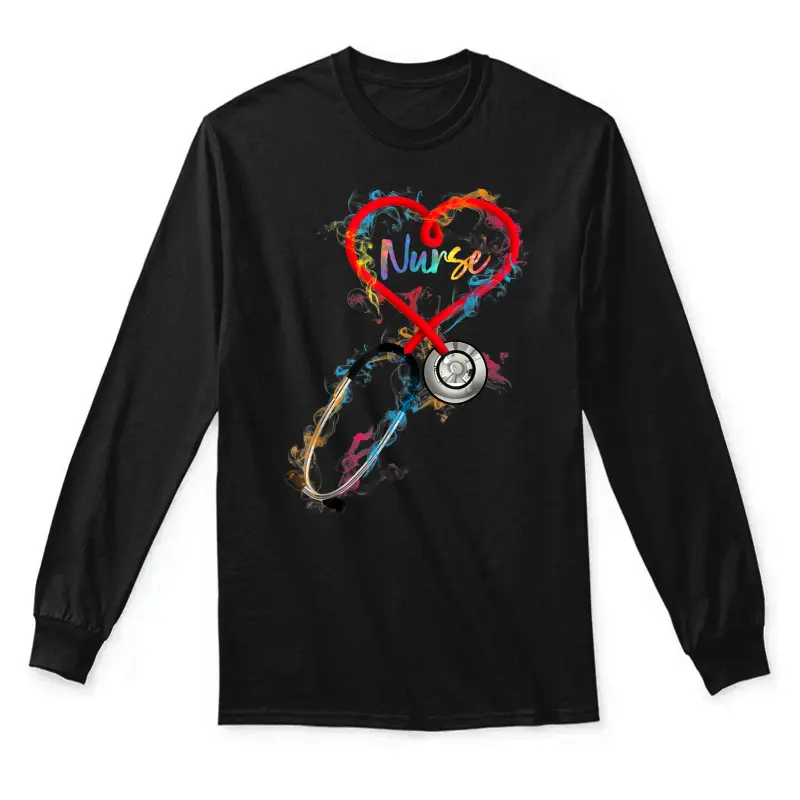Watercol Nurse Life Nursing Nurse Week 2024 Unisex Long Sleeve T-Shirt