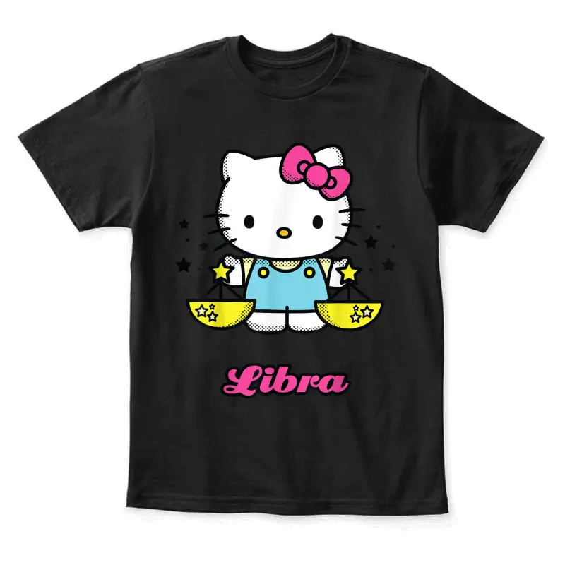 Hello Kitty Zodiac Libra Tee Shirt Youth Staple T-Shirt
