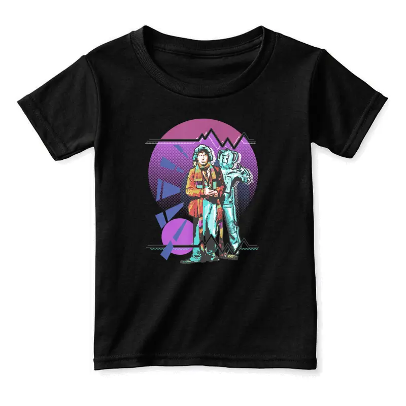 Pop Art 4Th Doctor Baker Cosmic Time Travel Fan Toddler Staple T-Shirt