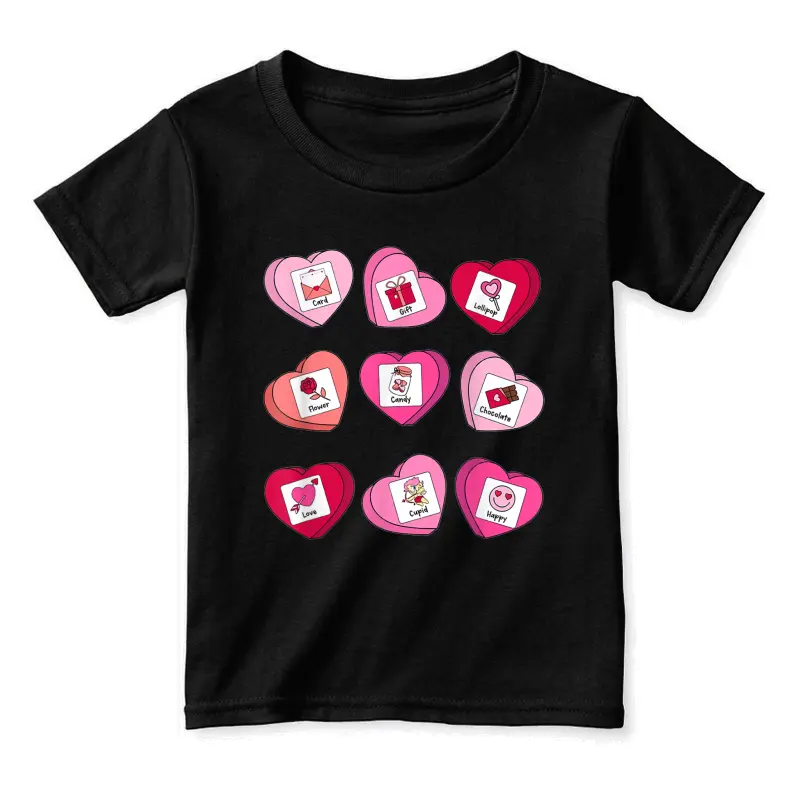 Sped Teacher Valentine Heart Candy Special Education Teacher Toddler Staple T-Shirt