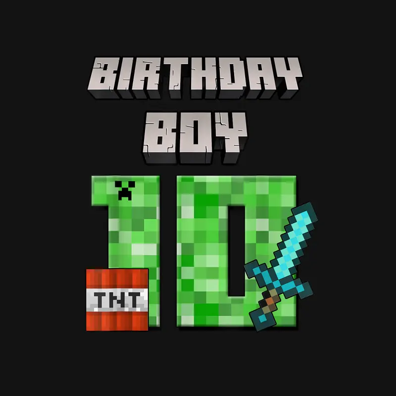 10Th Birthday Video Gamer Pixel Birthday 10 Years Old Boys Unisex Long Sleeve T-Shirt