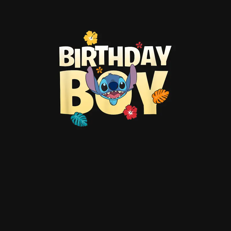 Disney Lilo & Stitch Birthday Boy Baby Onesie