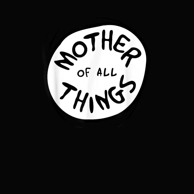 Dr. Seuss Mother Of All Things Emblem Red Toddler Staple T-Shirt