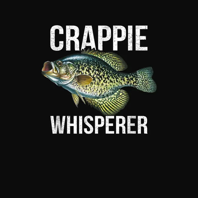 Crappie Whisperer, Crappie Fishing Unisex Staple T-Shirt