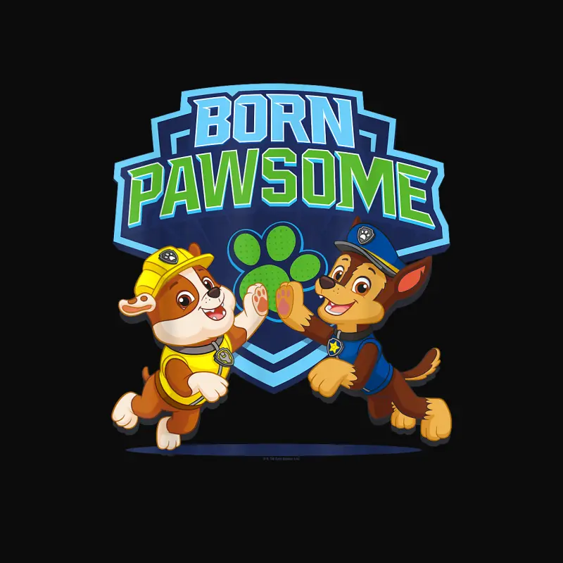 Paw Patrol Born Pawsome Unisex Staple T-Shirt