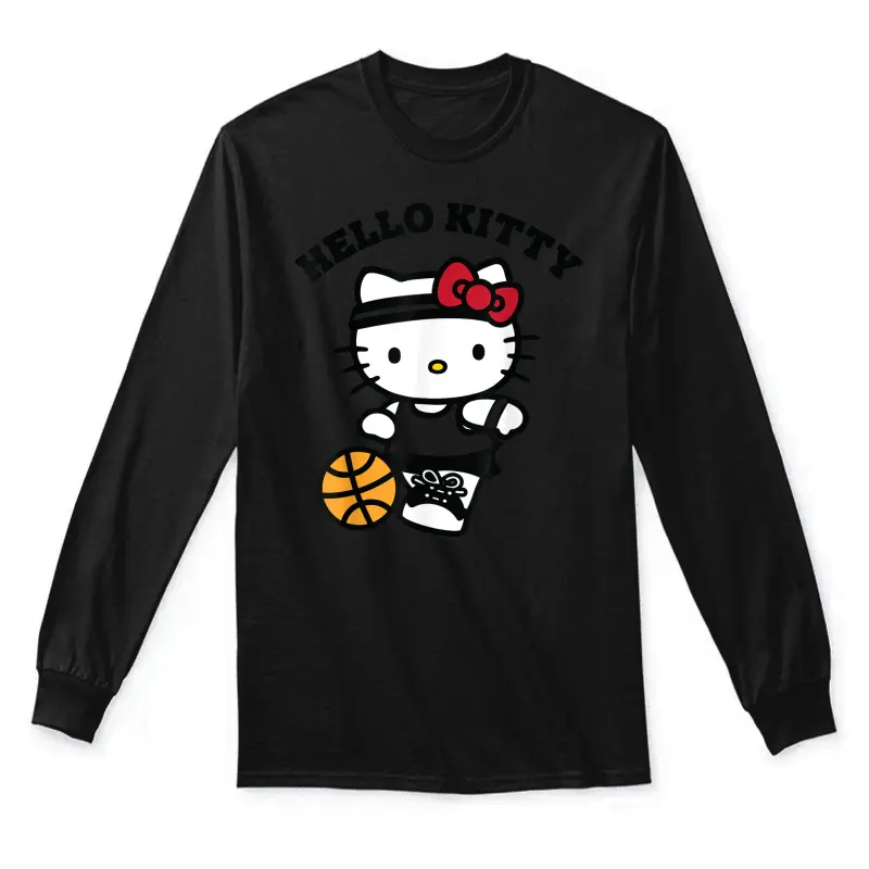 Hello Kitty Basketball Unisex Long Sleeve T-Shirt