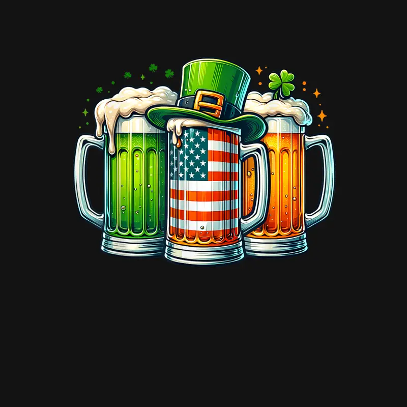 Irish Beer Ireland St Patricks Day Drinking Party Men Women Unisex Long Sleeve T-Shirt