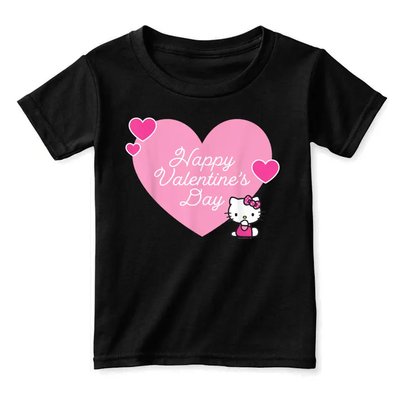 Hello Kitty Happy Valentine's Day Toddler Staple T-Shirt