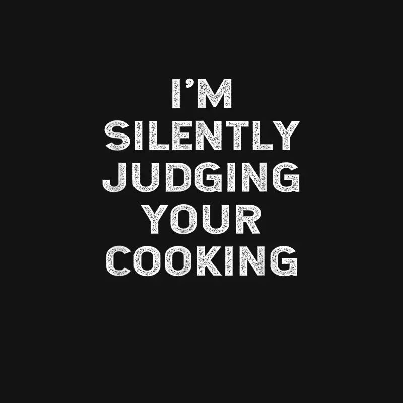 I'm Silently Judging Your Cooking Instructor Teacher Funny Unisex Long Sleeve T-Shirt