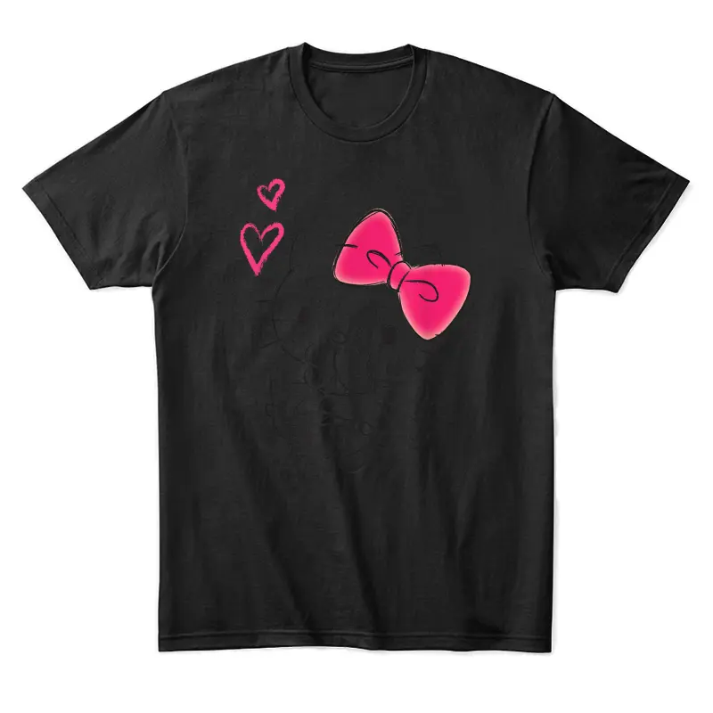Hello Kitty Girly Hearts Tee Shirt Unisex Staple T-Shirt