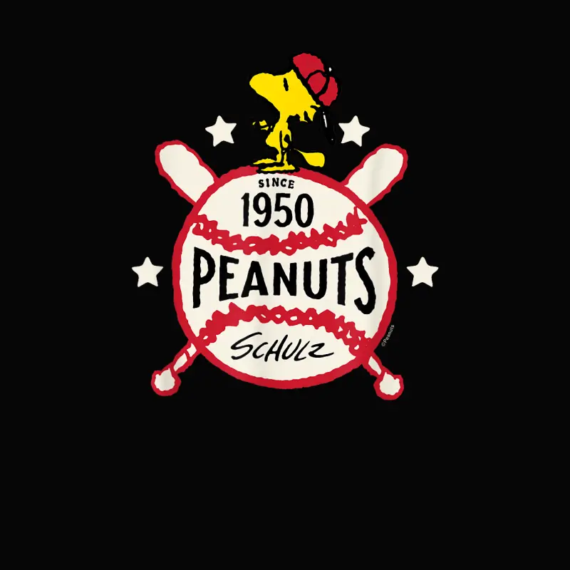 Peanuts - Woodstock 1950 Baseball Toddler Staple T-Shirt