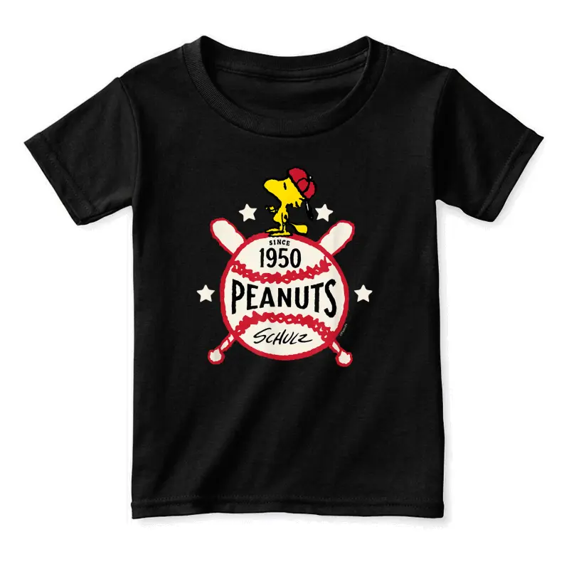 Peanuts - Woodstock 1950 Baseball Toddler Staple T-Shirt