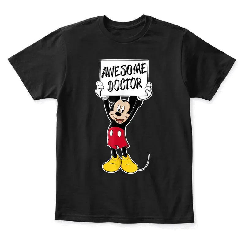 Disney Mickey Mouse Awesome Doctor Youth Staple T-Shirt