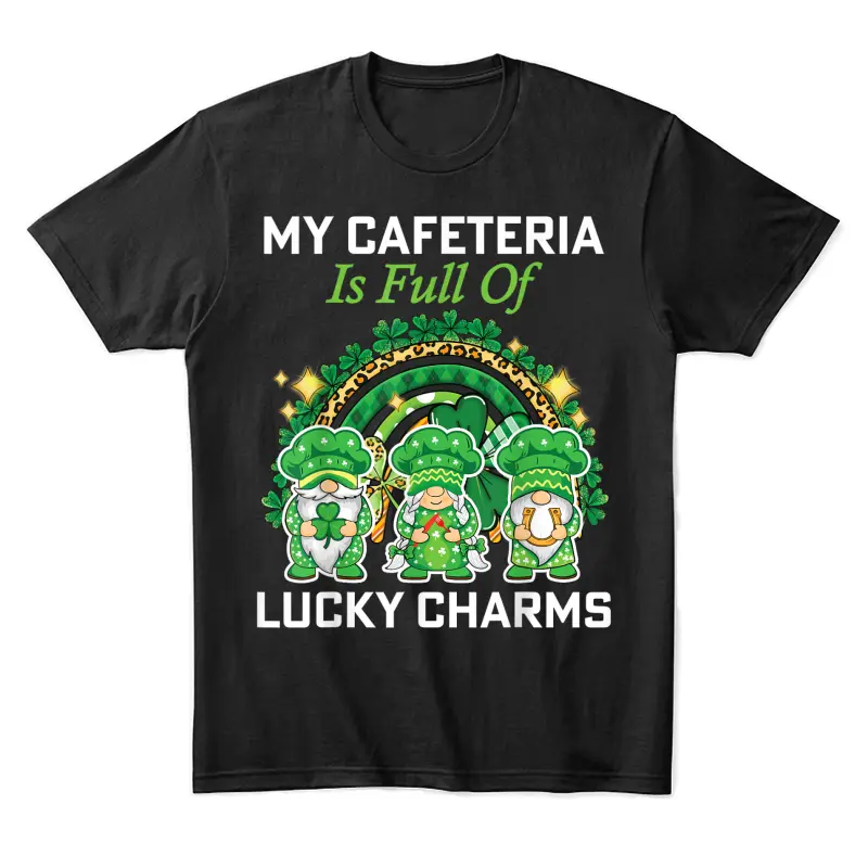 St Patrick's Day Lunch Lady Chef My Cafeteria Workers Unisex Staple T-Shirt